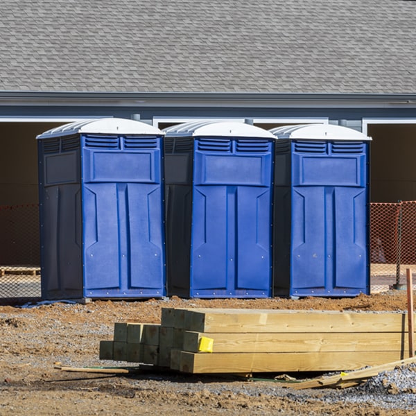 are there any restrictions on what items can be disposed of in the porta potties in Shannon GA